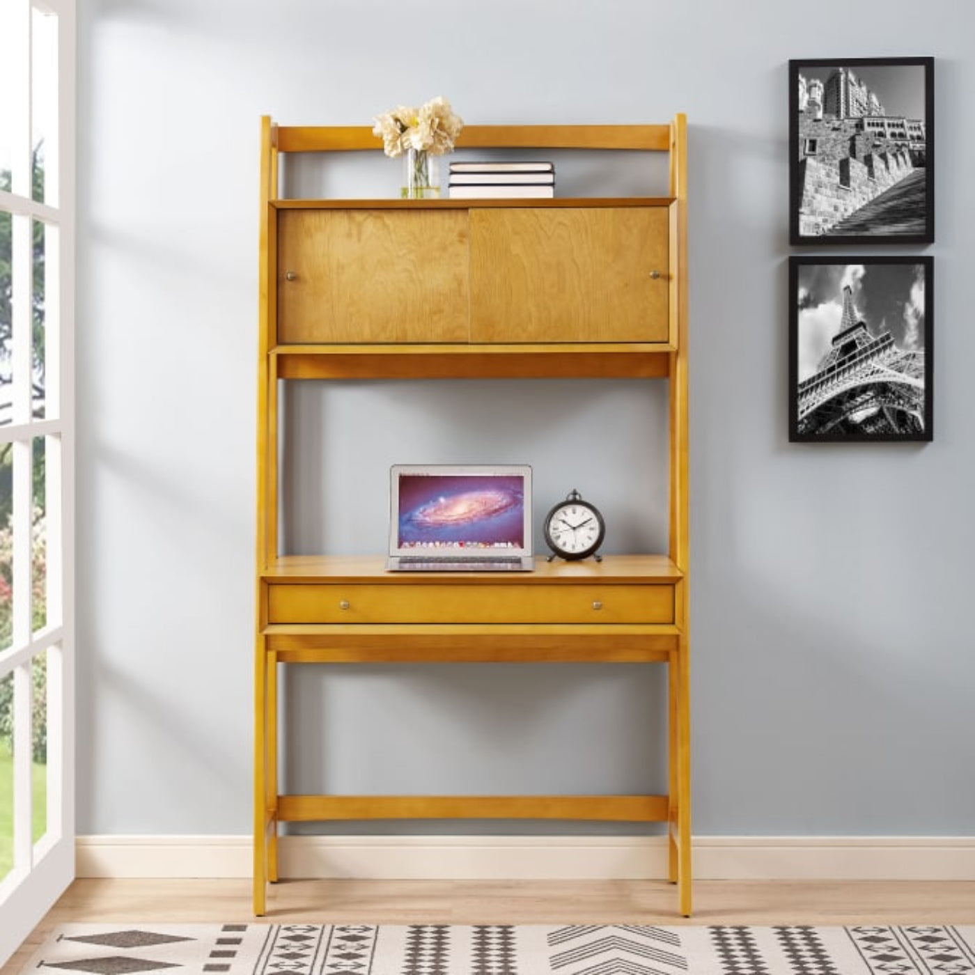 Crosley Landon 38 Inch Wall Desk Acorn - CF6511-AC