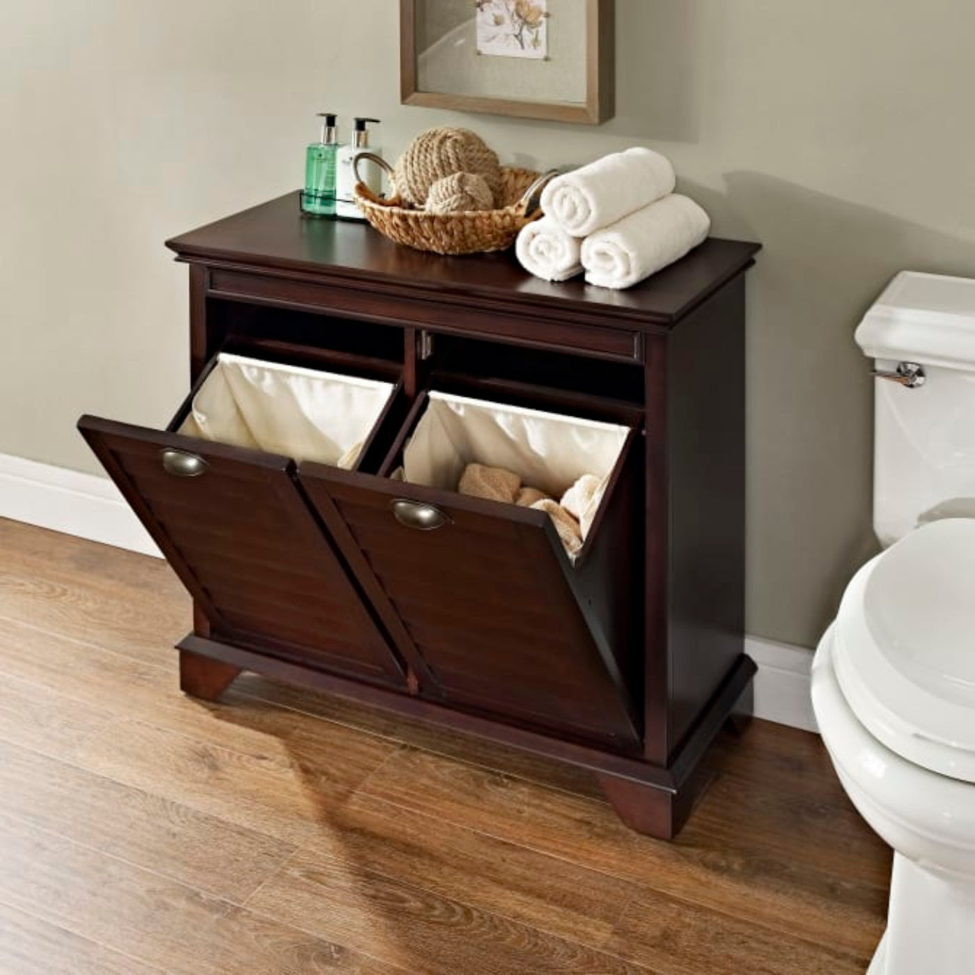 Crosley Lydia Linen Hamper - CF7003