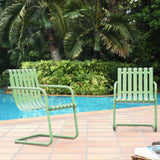 Crosley Gracie 2pc Outdoor Metal Armchair Set - CO1020