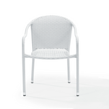 Crosley Palm Harbor 4pc Outdoor Wicker Stackable Chair Set - CO7109