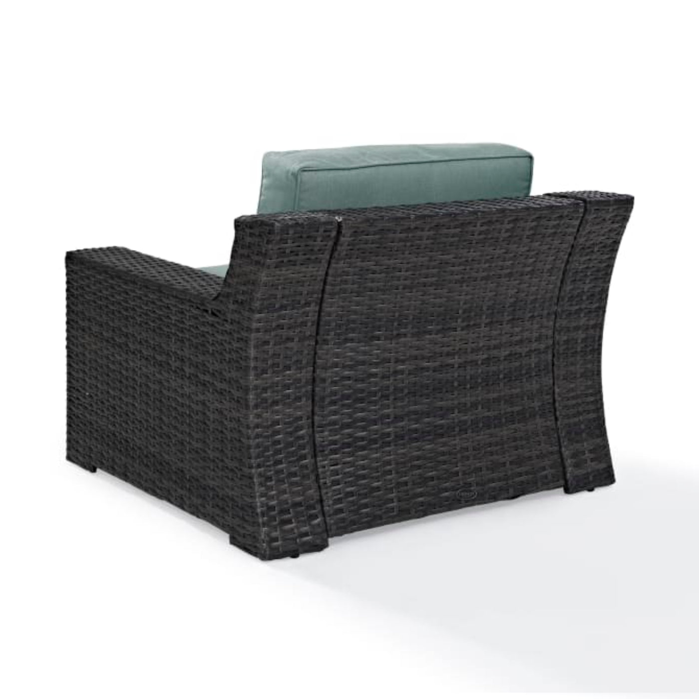 Crosley Beaufort 37 Inch Outdoor Wicker Armchair Mist - CO7155-BR