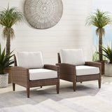Crosley Capella 2pc Outdoor Wicker Chair Set - CO7168