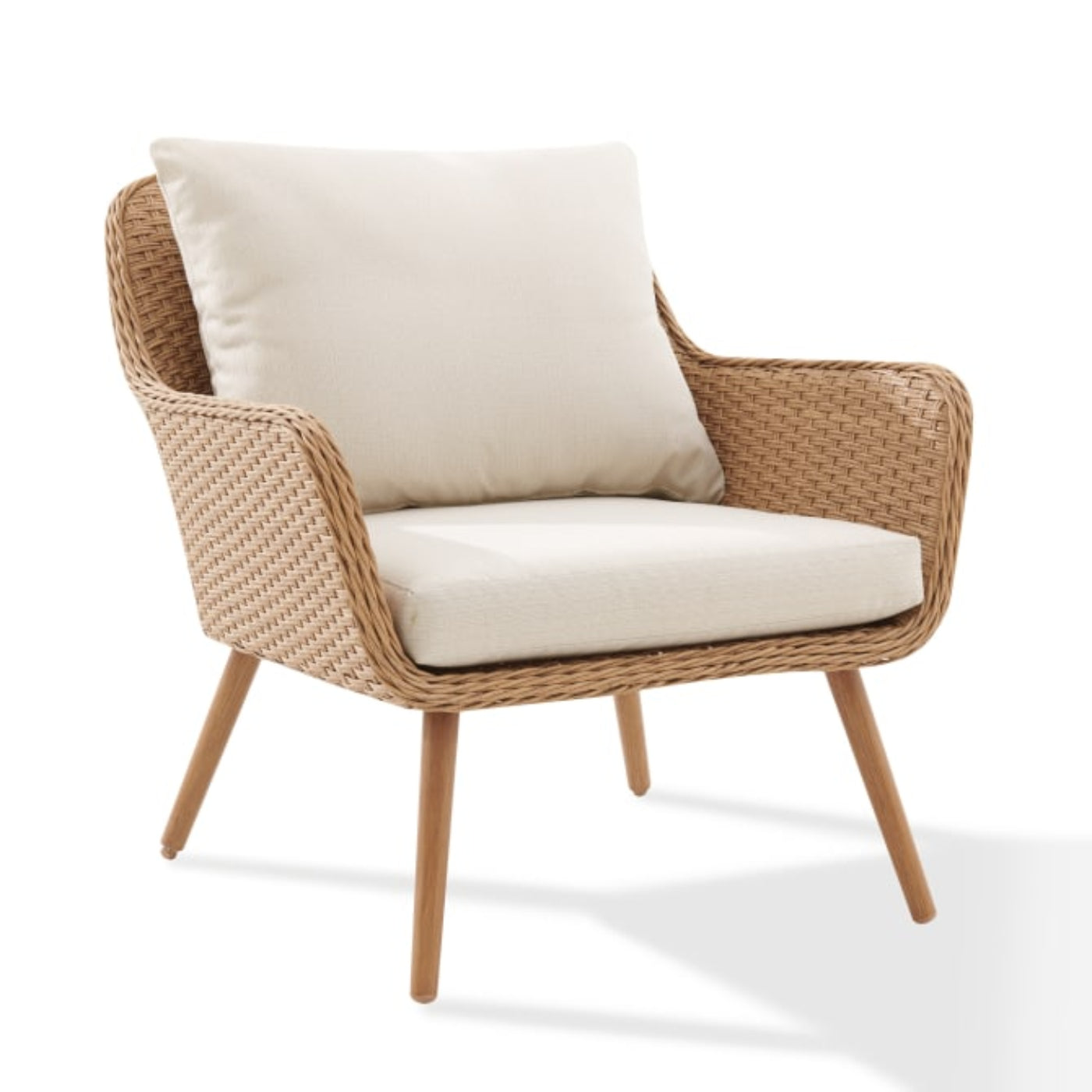 Crosley Landon 2pc Outdoor Wicker Chair Set Light Brown - CO7185-LB