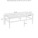 Crosley Ashford 2pc Outdoor Metal Conversation Set - CO7350GY-CR