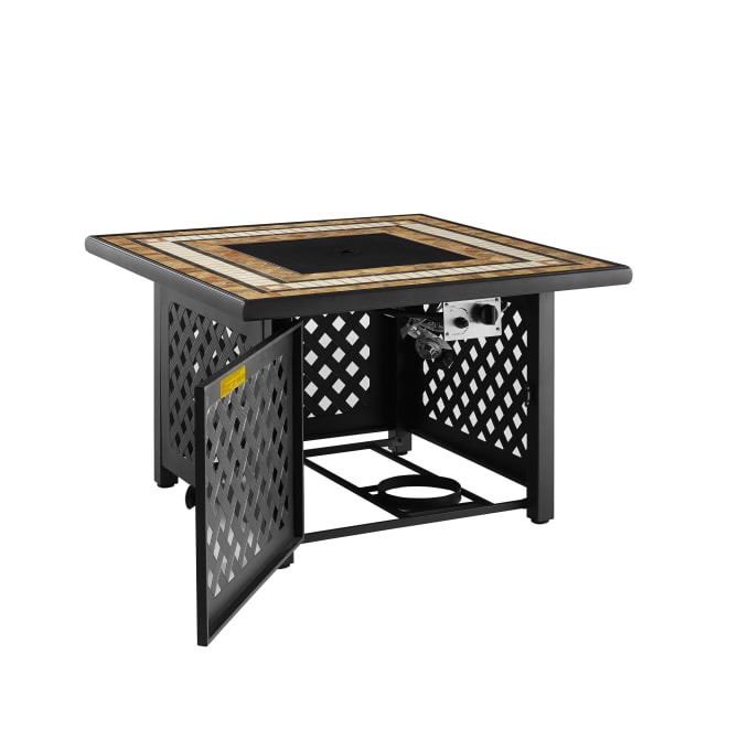 Crosley Tucson 40.25 Inch Fire Table Brown - CO9011-BR