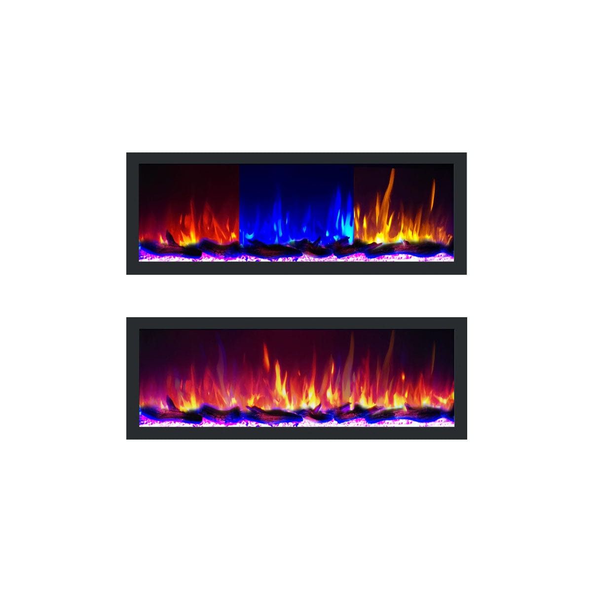 Dynasty Cascade 82'' Recessed Linear Electric Fireplace - DY-BTX82