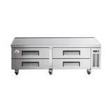 Chef AAA - Commercial 72" Chef Base Refrigerator 4 Drawer 1100lbs Capacityn  - TCB72-D4