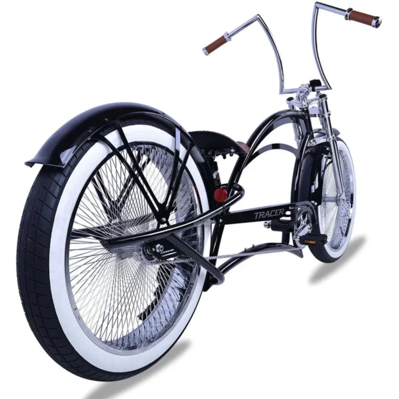 Tracer 26" Scorpion Pro DTS Stretch Chopper Cruiser Bike - MB-SP-PDTS-WHT