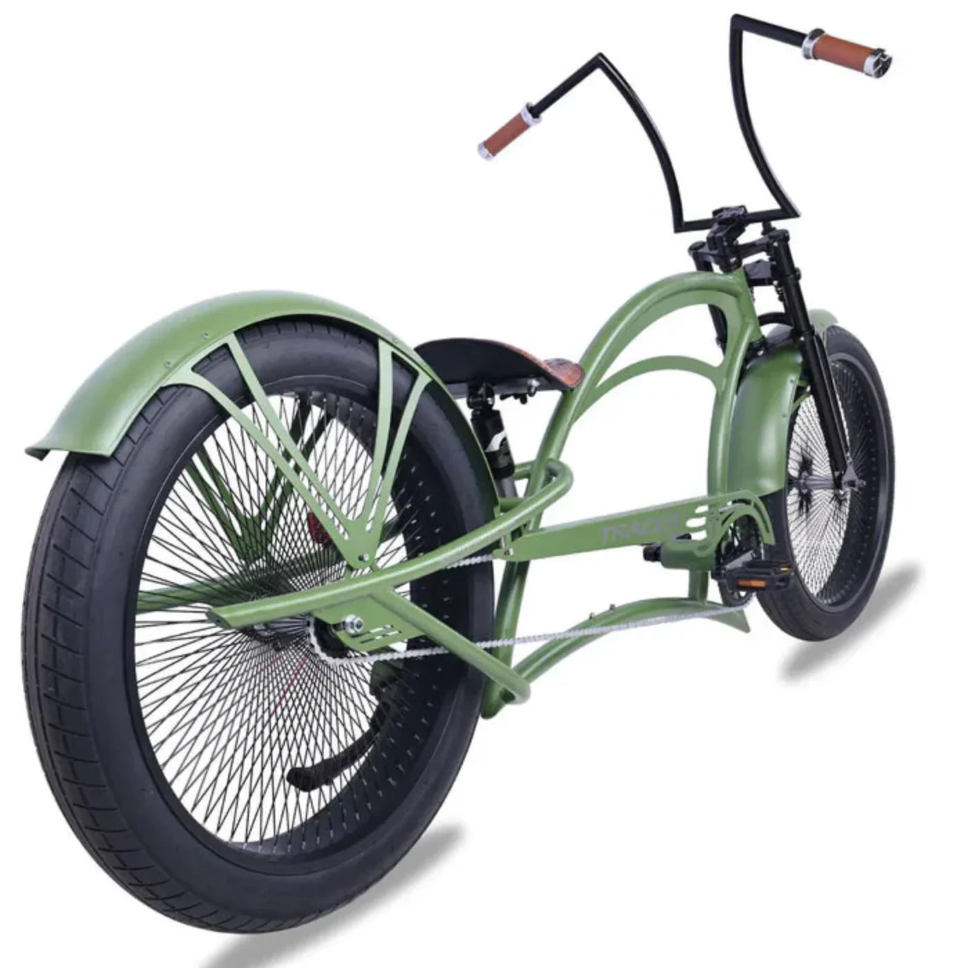 Tracer 26" Scorpion Pro DTS Stretch Chopper Cruiser Bike - MB-SP-PDTS-WHT