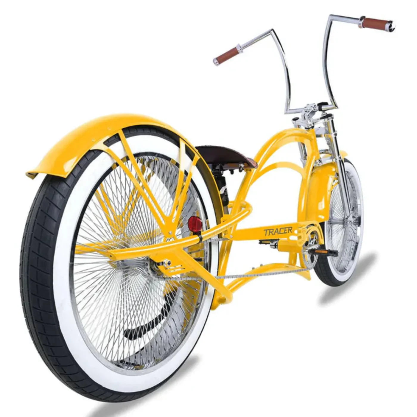Tracer 26" Scorpion Pro DTS Stretch Chopper Cruiser Bike - MB-SP-PDTS-WHT
