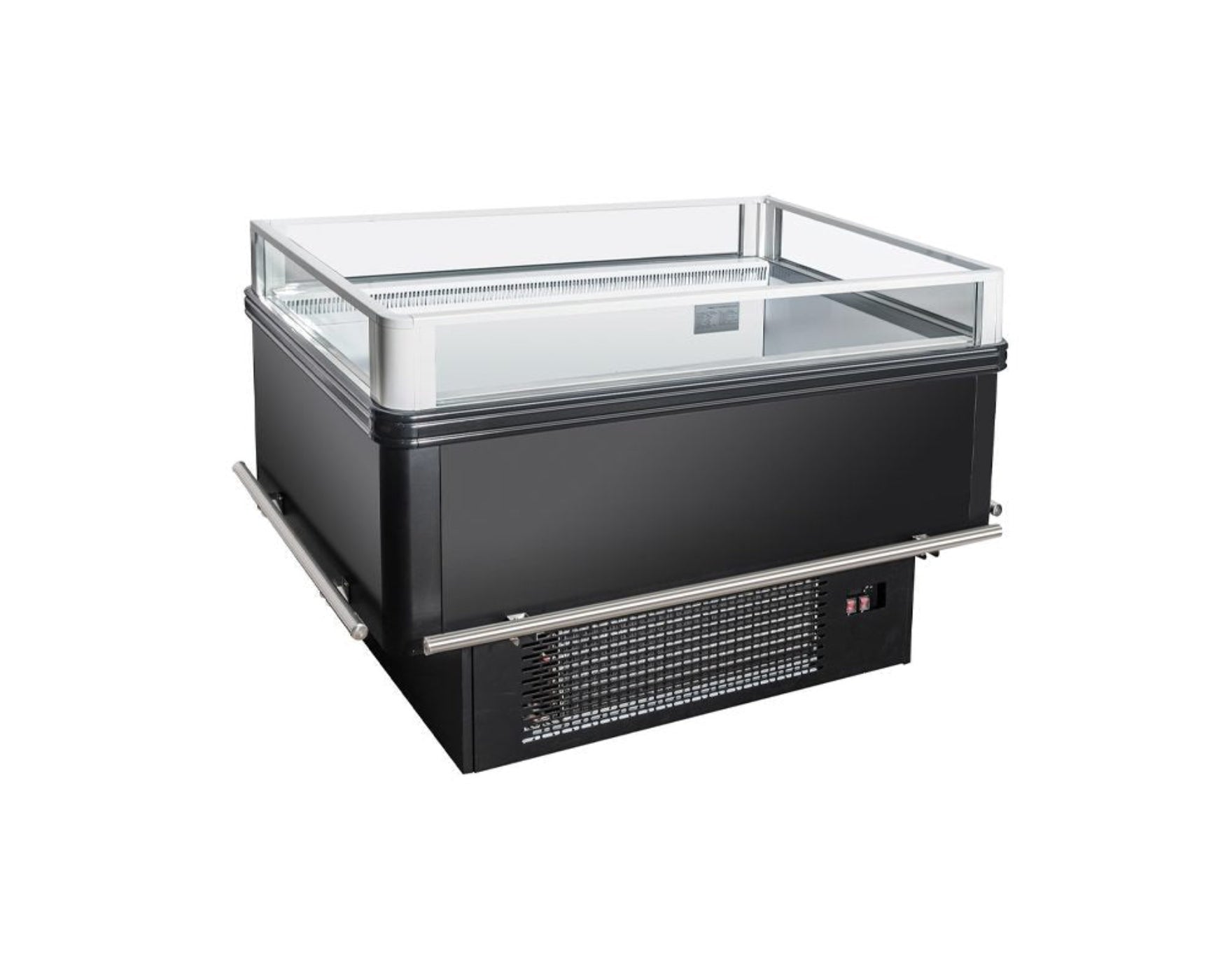 Kool-It KII 420 | 94" Wide Dual Temp Island Open Display Case - KII 420