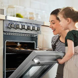 Cosmo 30" Gas Range 5 Burners Convection Oven SS - COS-EPGR304