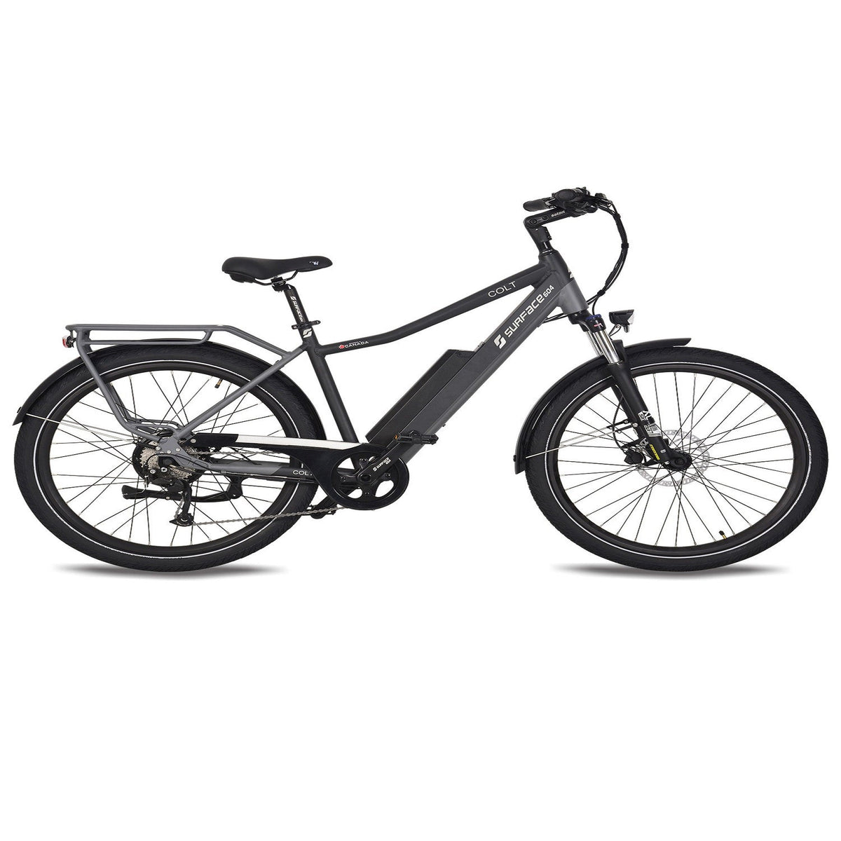 Surface 604 500W 604 Colt Electric Cruiser - Black - EB-COLT-BLK-SM-14AH
