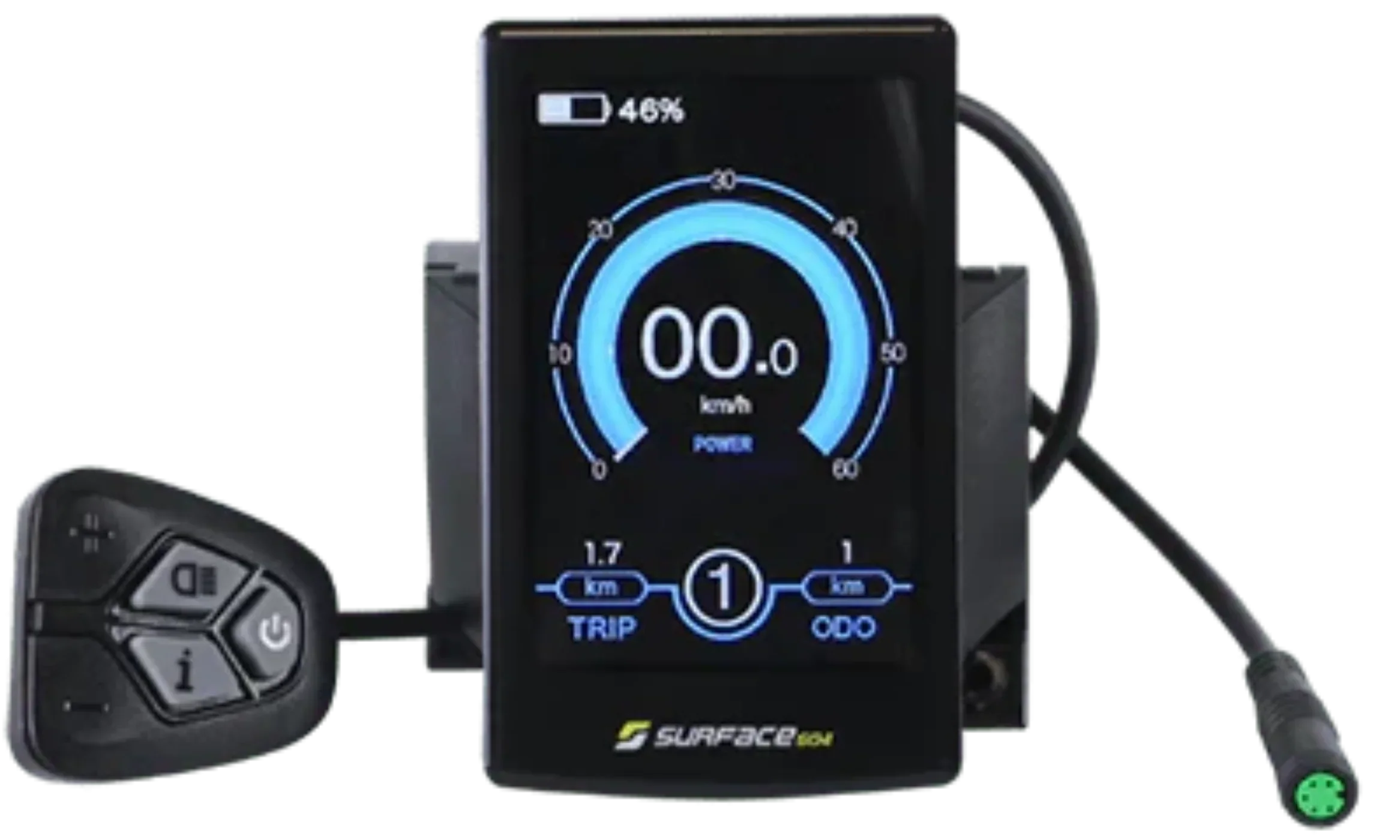 Surface 604 500W 604 Colt Electric Cruiser - Black - EB-COLT-BLK-SM-14AH