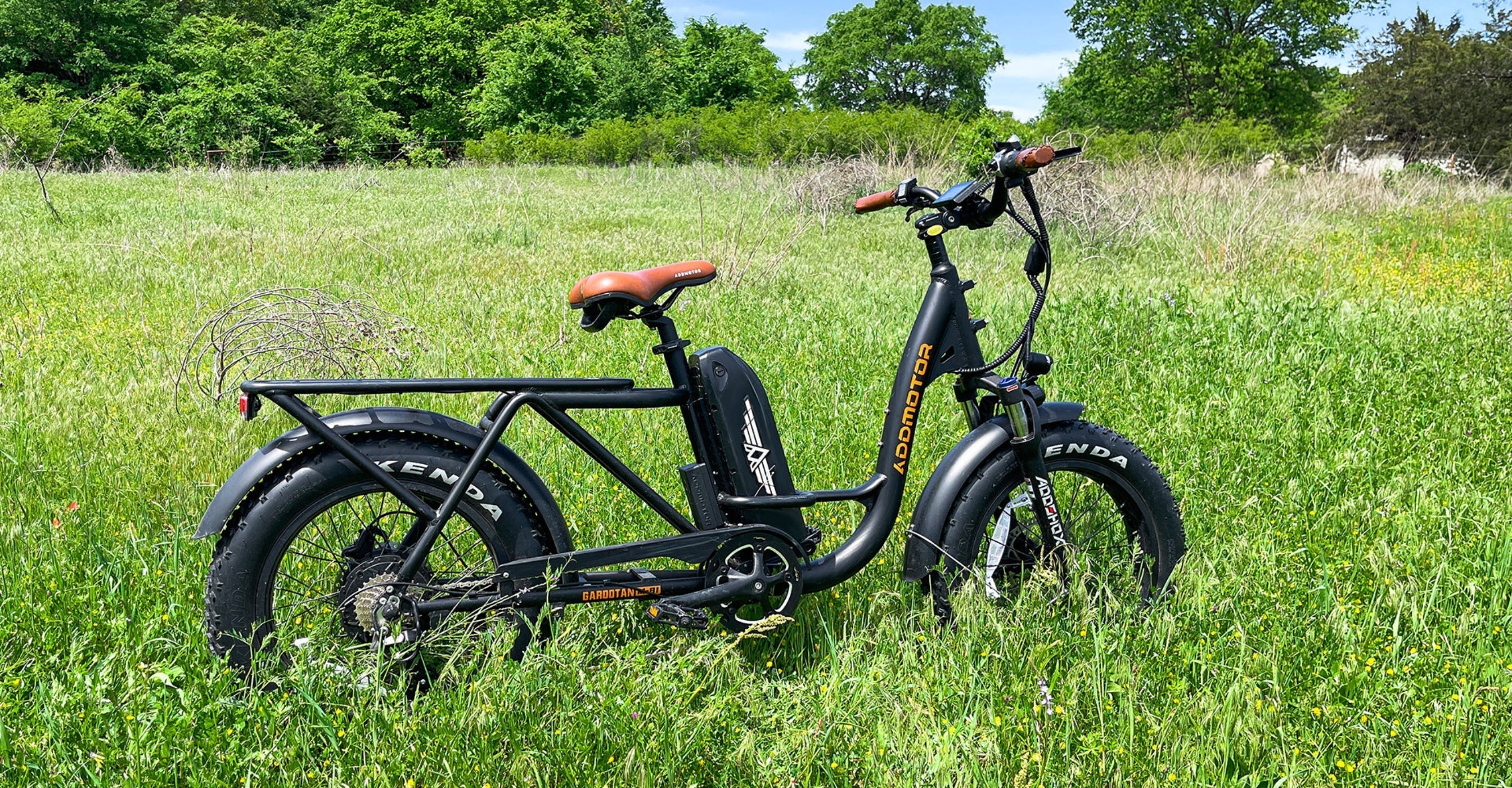 Addmotor 750W 48V GAROOTAN M-81 Cargo Fat Tire Electric Bike - EB-ADD-GM81-ORG