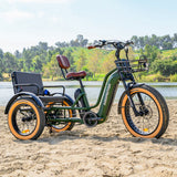 Addmotor 750W 48V Greattan Trike Fat Tire Electric Bike - EB-ADD-GT-NBL