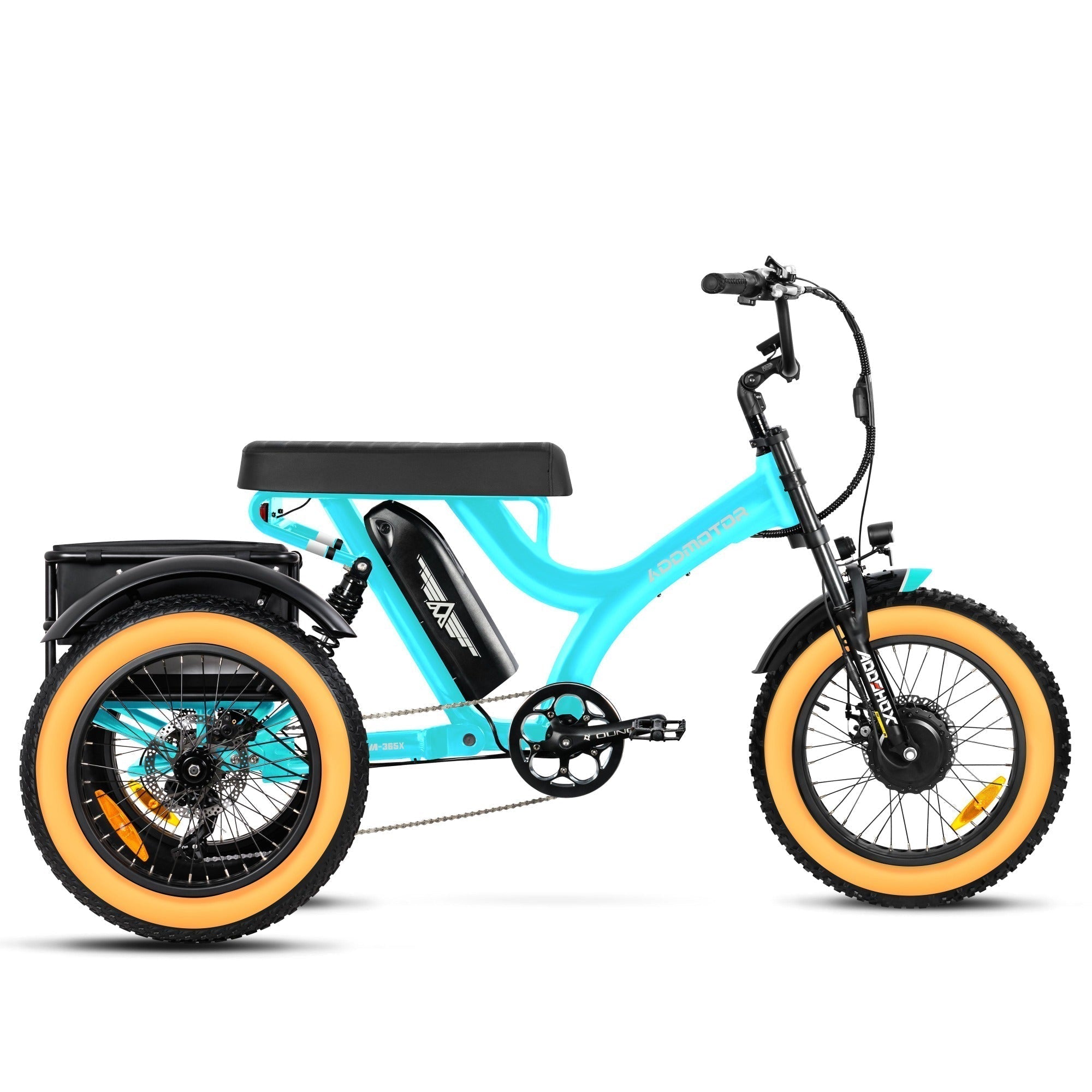 Addmotor 750W Herotri M-365X Banana Seat Electric Trike - EB-ADD-M365X-ORG