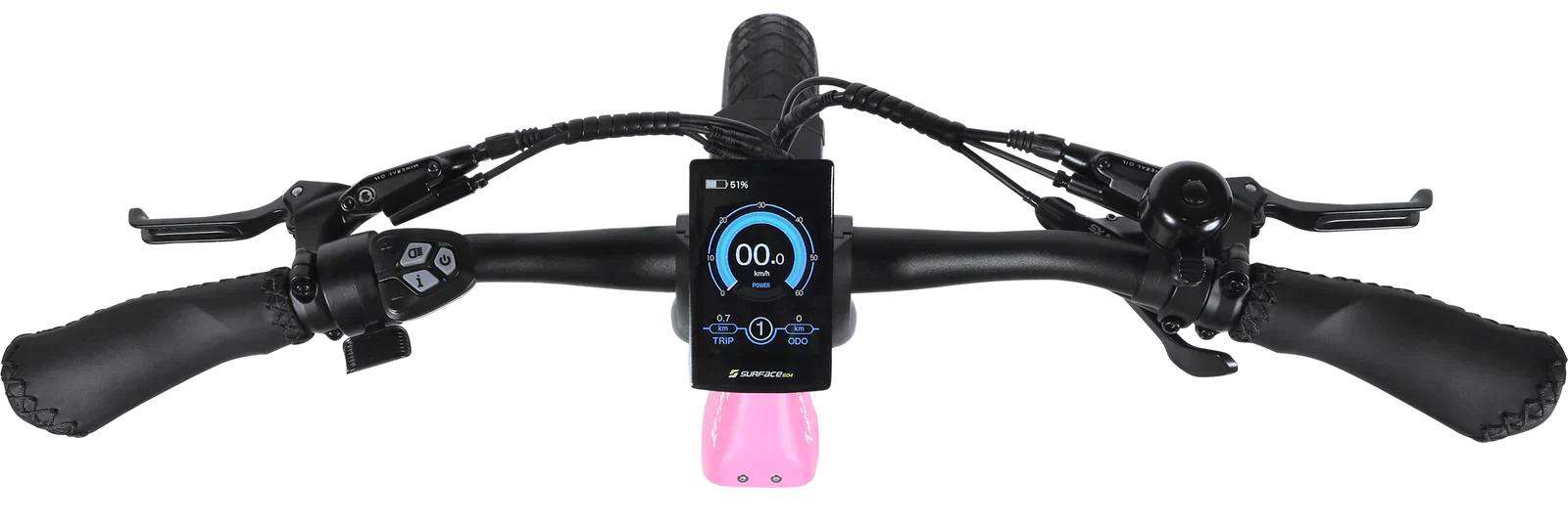 Surface 604 500W Twist Folding Step-Thru Electric Bike - EB-2021TWIST-BLU-ML-48V14AH