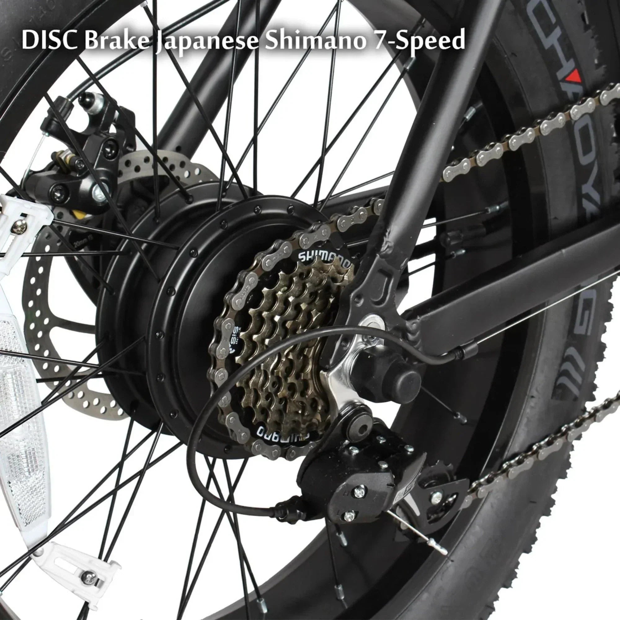 Tracer 500W 20" Coyote Foldable Electric Bike - MB-EB-COYOTE-MBK/BK