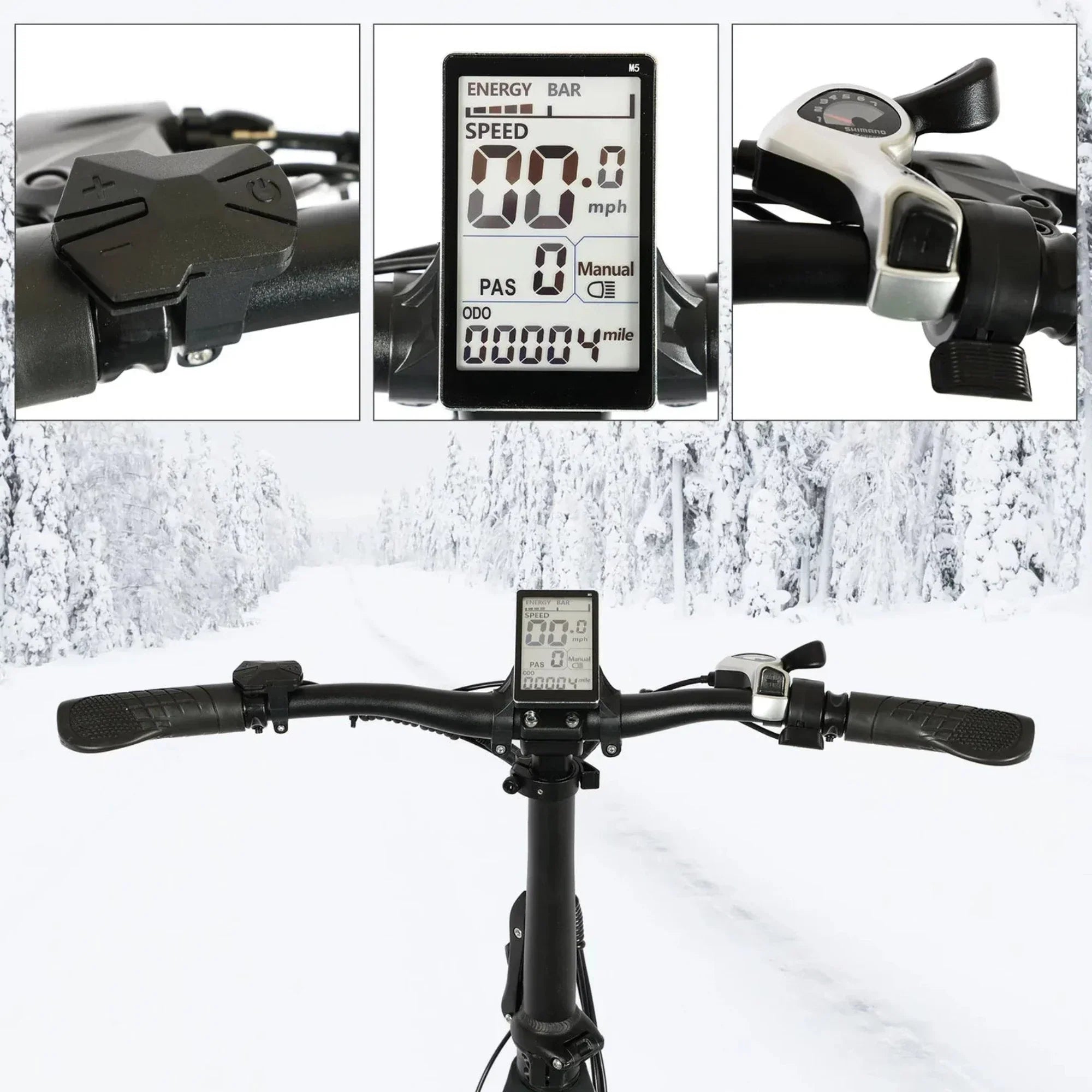 Tracer 750W 20" Kama 1.0 Folding Fat Tire Electric Bike - MB-EB-KAMA-MBK