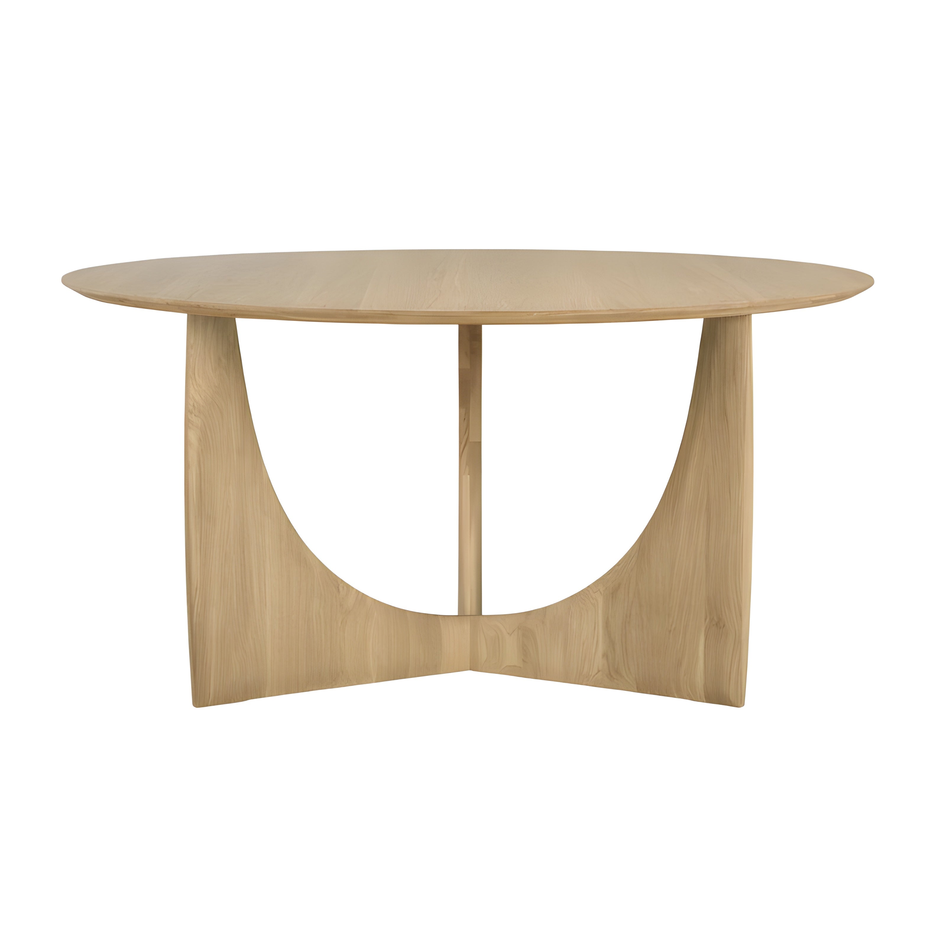 Ethnicraft Geometric Round Dining Table - ETH-10513