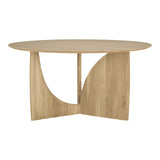 Ethnicraft Geometric Round Dining Table - ETH-10513