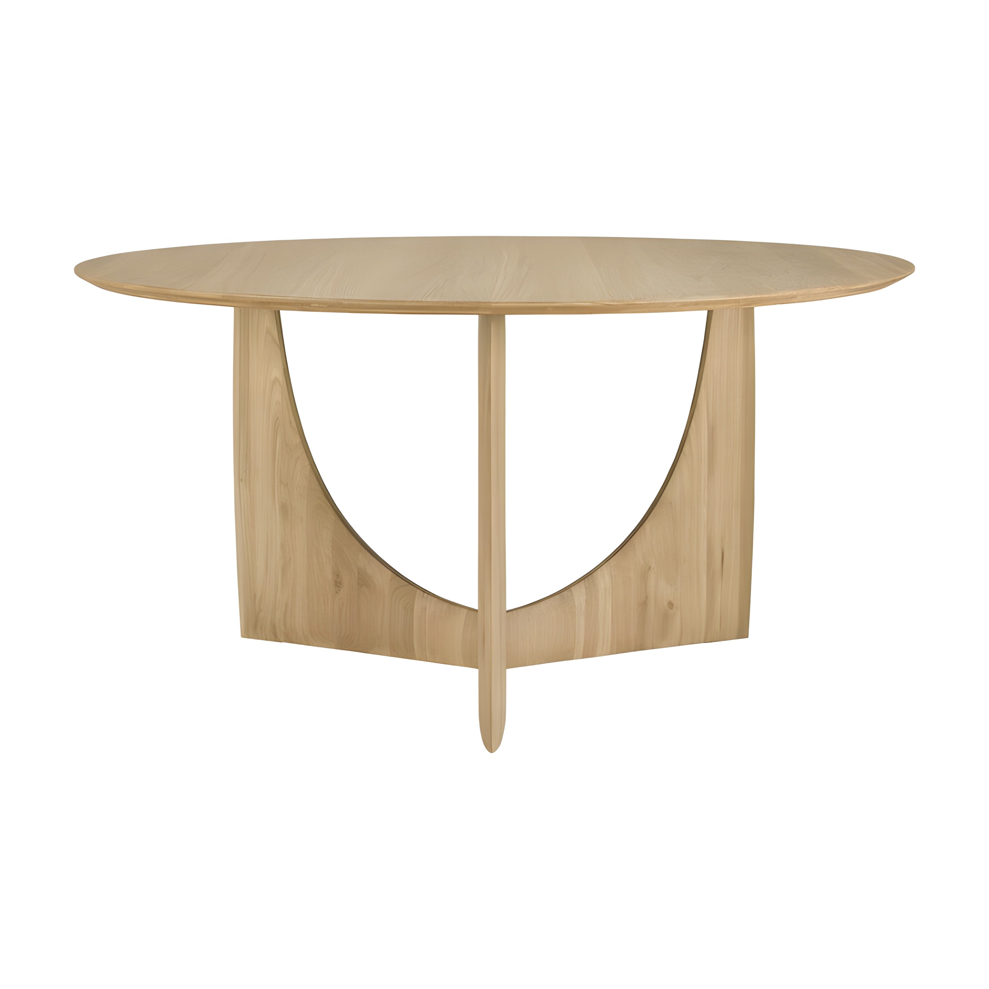 Ethnicraft Geometric Round Dining Table - ETH-10513