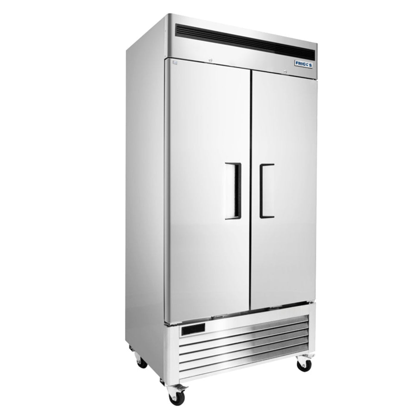 Frigos39.5" Two Door Bottom Mount Slim Reach In Freezer 28.5 Cu. Ft. -  FGA-BMF-2D-40