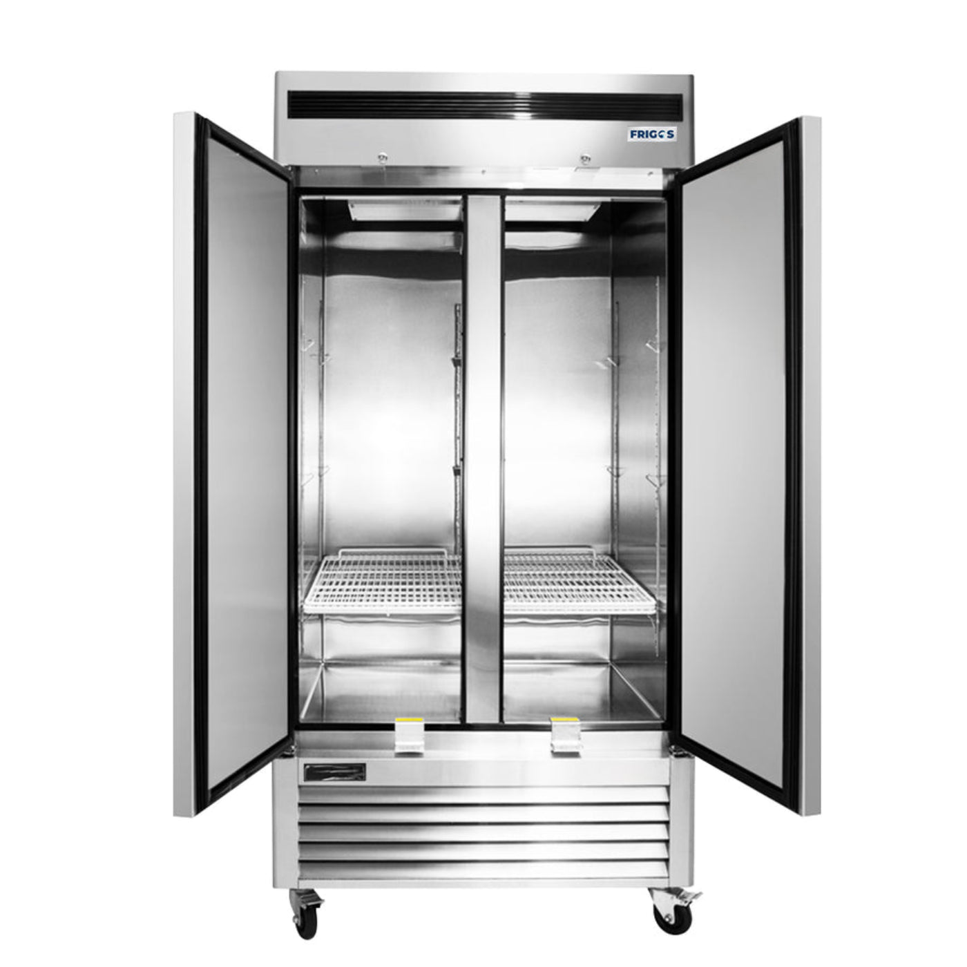 Frigos39.5" Two Door Bottom Mount Slim Reach In Freezer 28.5 Cu. Ft. -  FGA-BMF-2D-40