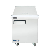 Frigos FGA-SPT-12P-28-MT 28" One Door Mega Top Refrigerator Sandwich Prep Table (12) 1/6 Size Pans - FGA-SPT-12P-28-MT