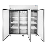 Frigos77.80'' Top Mounted (3) Solid Door Reach-In Freezer 64.9 Cu. Ft. -  FGA-TMF-3D-78