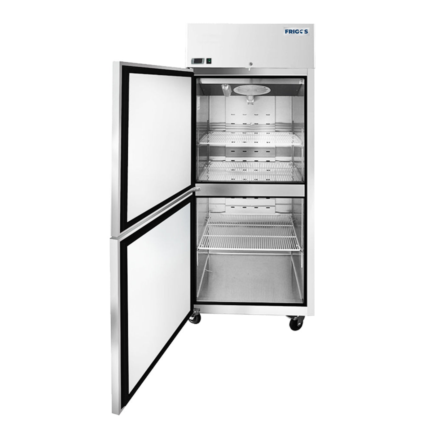 Frigos FGA-TMR-2HD-29-L 28.70'' Top Mounted (2) Half Door Reach-In Refrigerator 21.4 Cu. Ft. Left Hinged - FGA-TMR-2HD-29-L