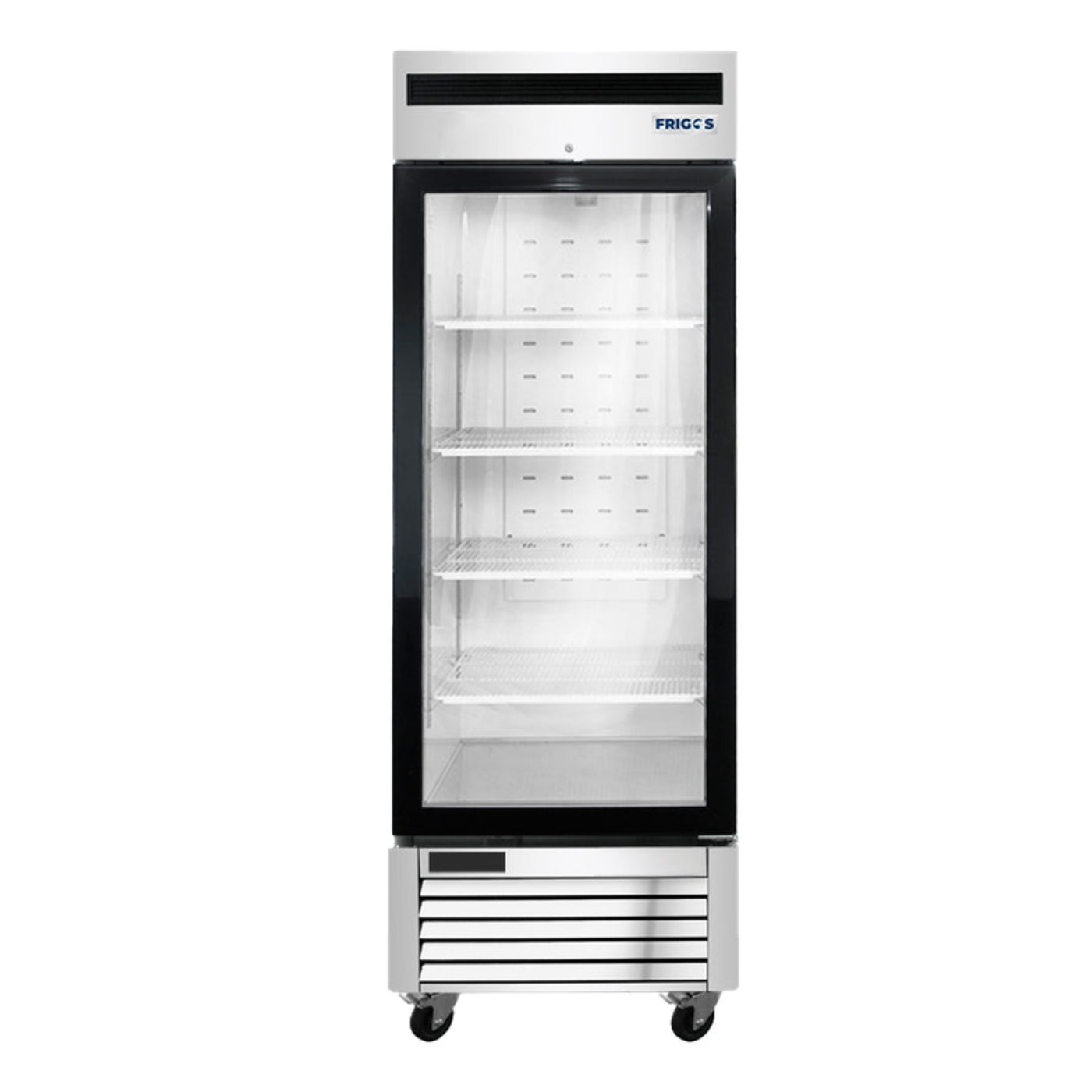 Frigos Stainless Steel Glass Door Reach-In Refrigerator Frigos&nbsp; 19.1 Cu. Ft. - FGA-BMR-1GD-27