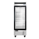 Frigos Stainless Steel Glass Door Reach-In Refrigerator Frigos&nbsp; 19.1 Cu. Ft. - FGA-BMR-1GD-27