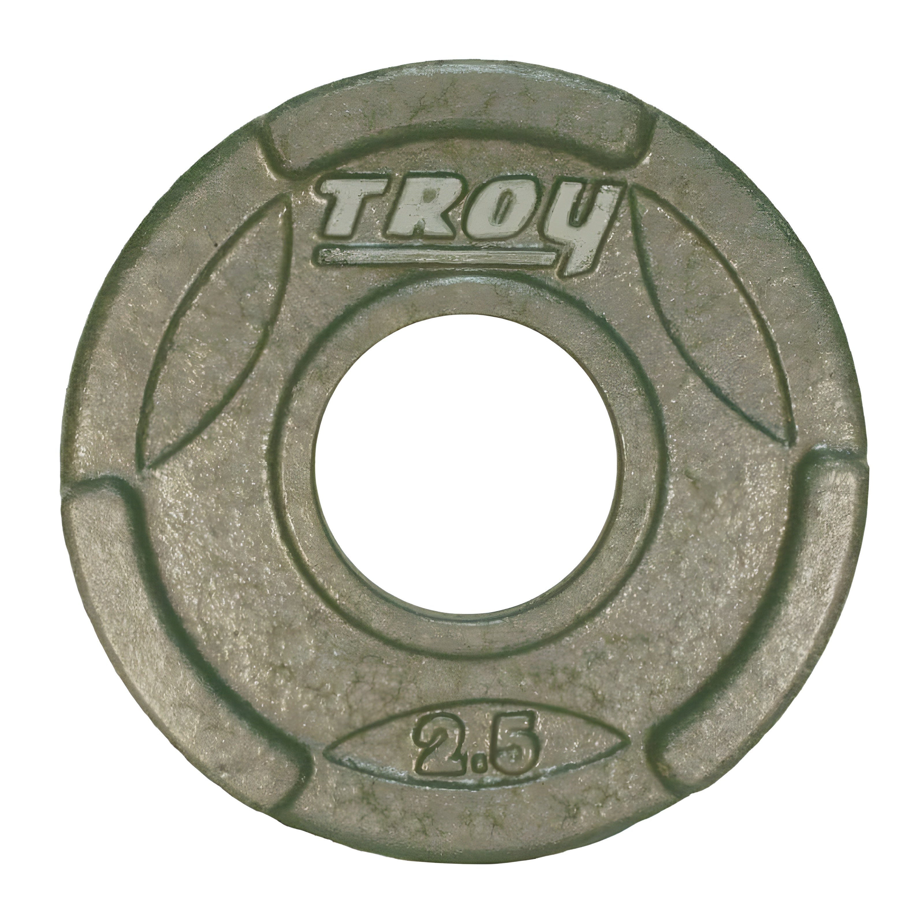 TROY GO Machined Olympic Grip Plate Gray 255lb Set - GO_255lb Set