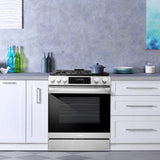 COSMO 30" Slide-In Gas Range Air Fry SS - COS-GRC305KTD