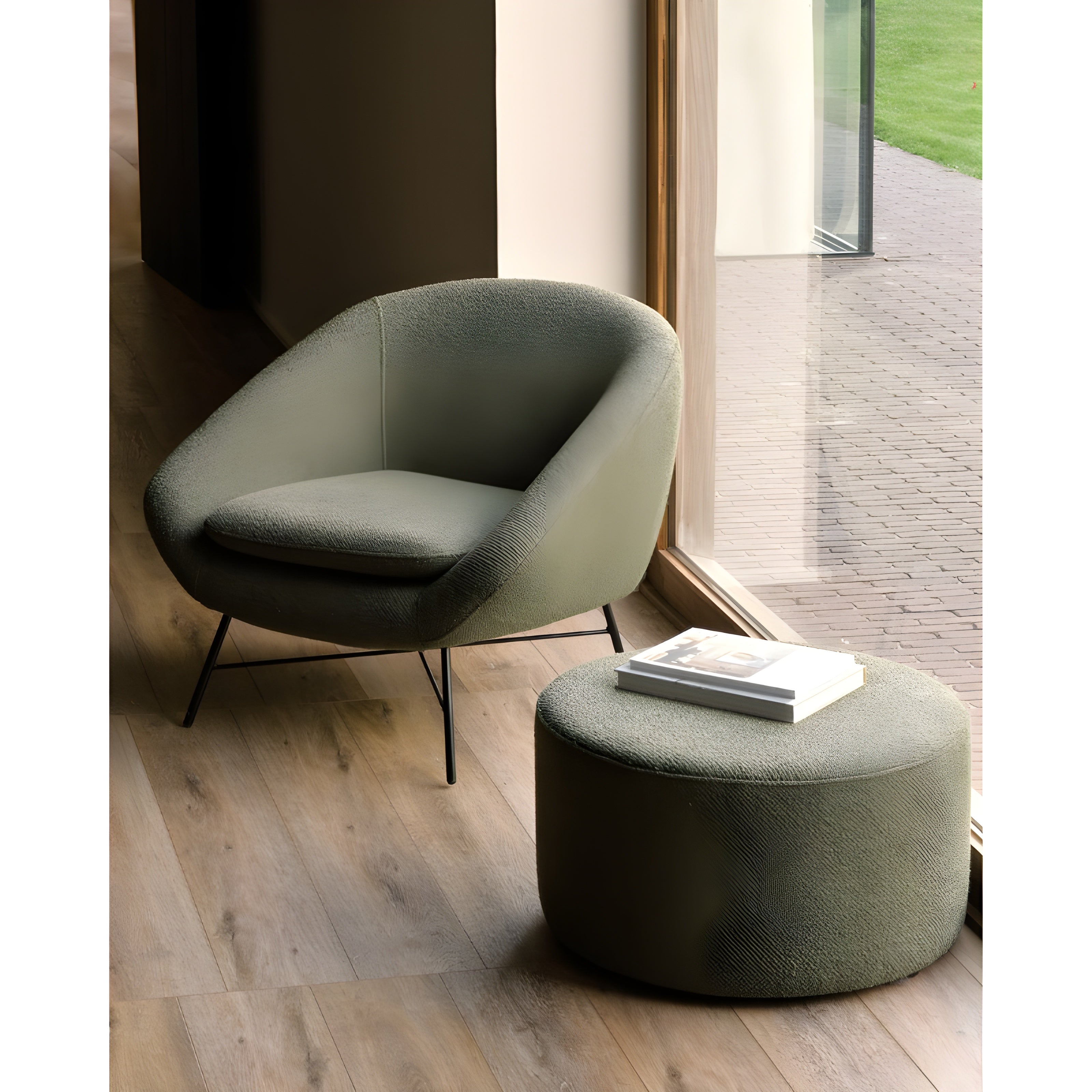 Ethnicraft Barrow Pouf - ETH-20156