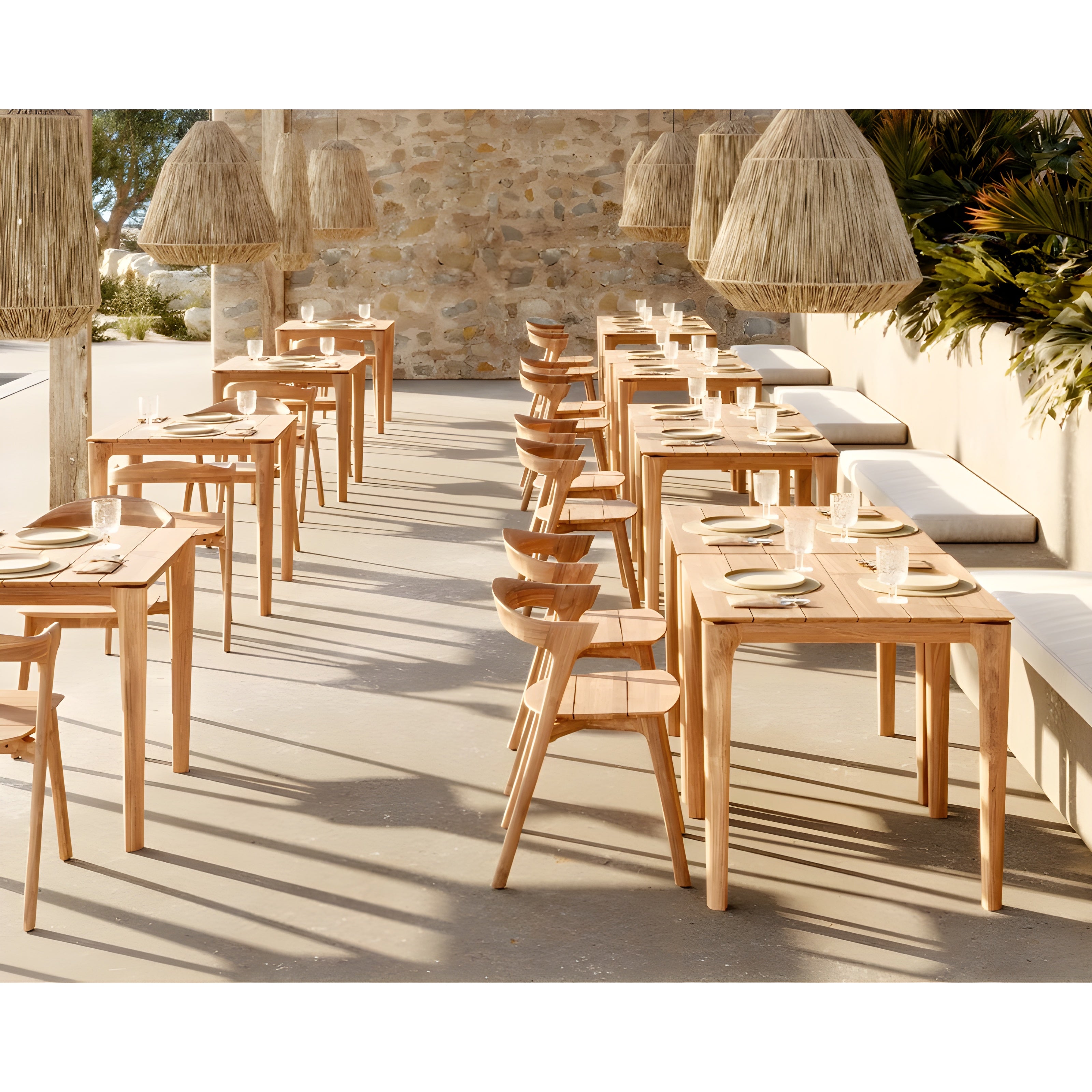 Ethnicraft Bok Outdoor Dining Table - ETH-10296