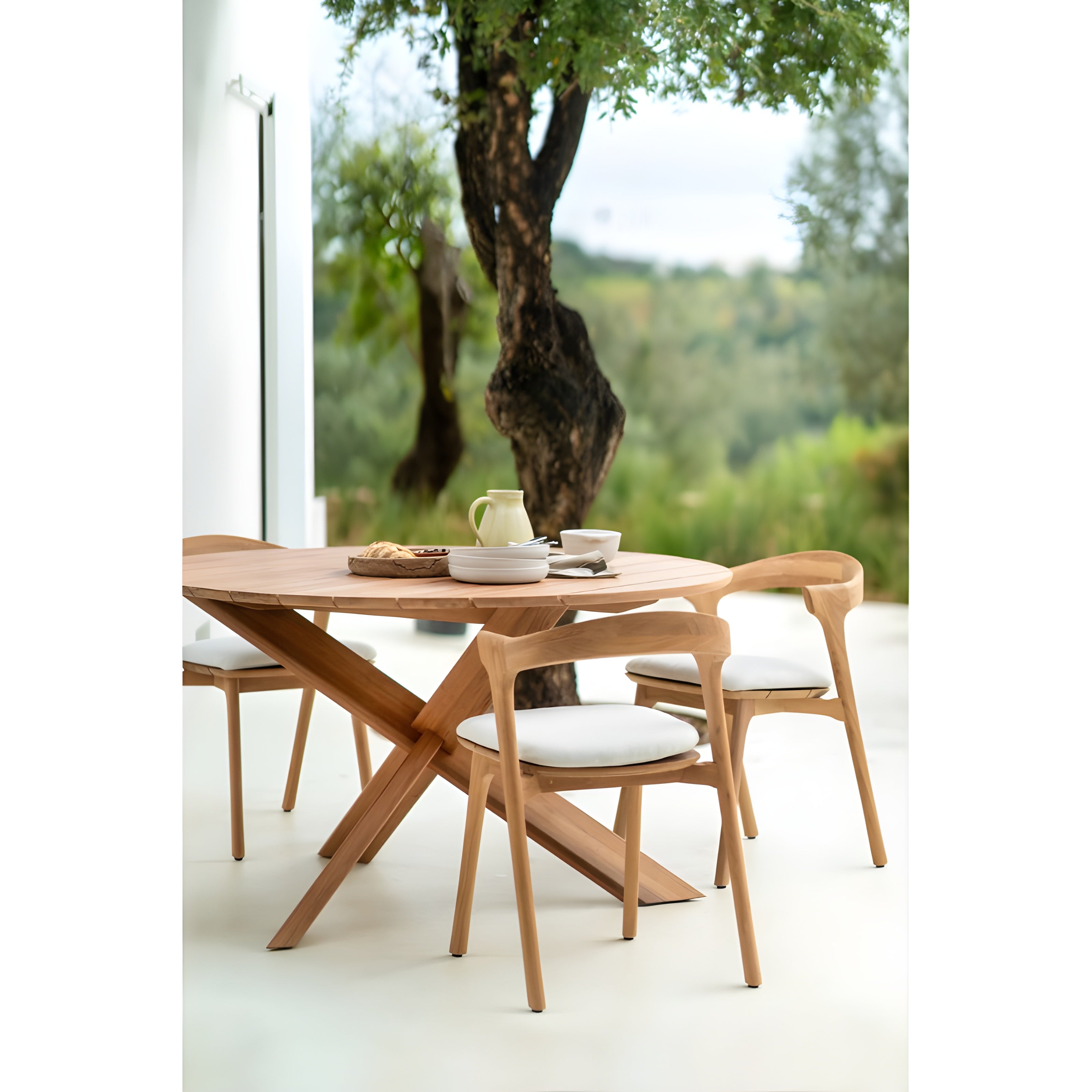 Ethnicraft Circle Outdoor Dining Table - ETH-10281