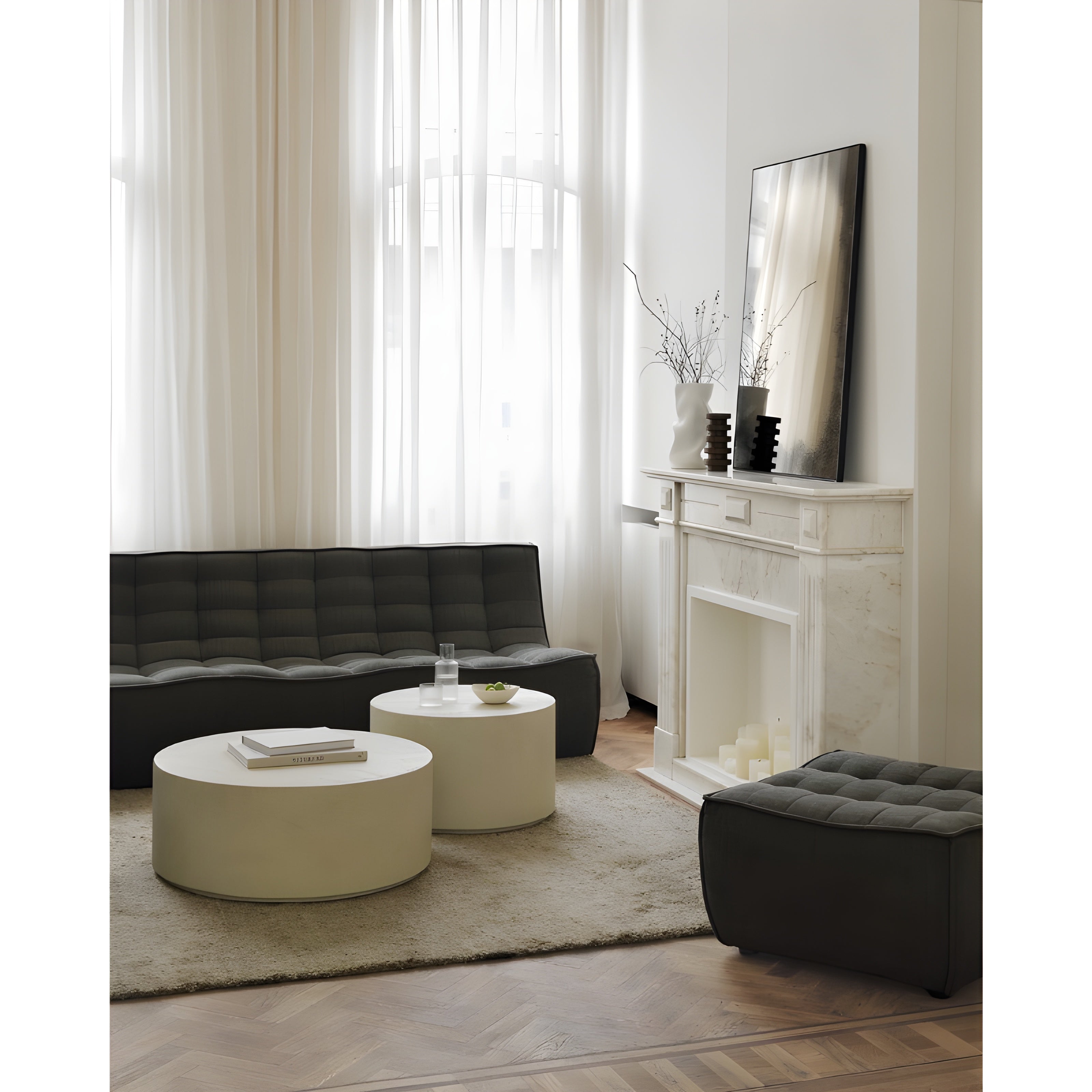 Ethnicraft Elements Round Coffee Table - ETH-26414