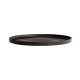 Ethnicraft Round Linear Squares Glass Tray - ETH-20914