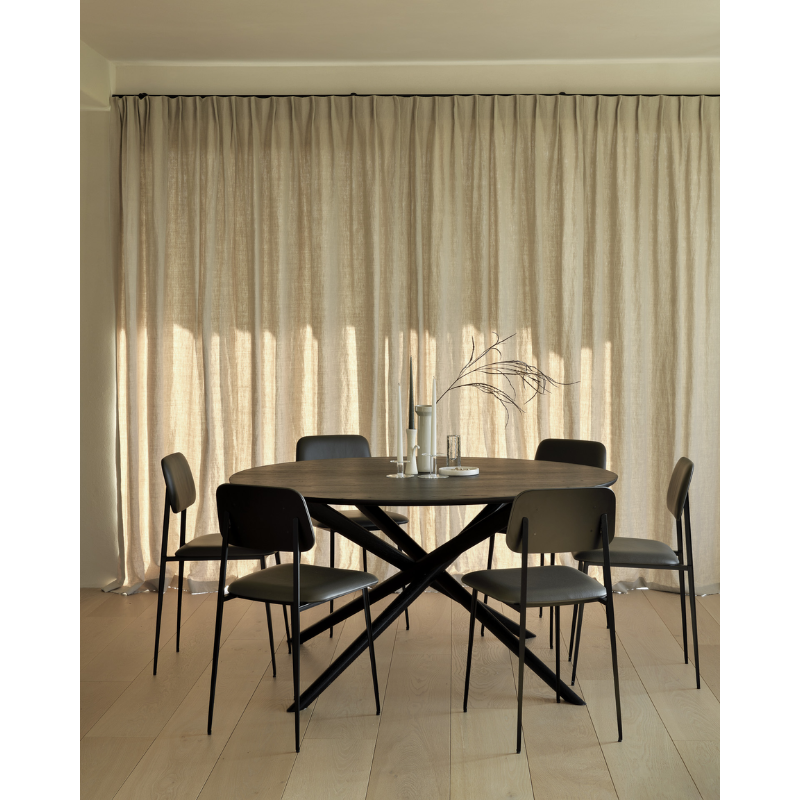 Ethnicraft Mikado Round Dining Table - ETH-50545