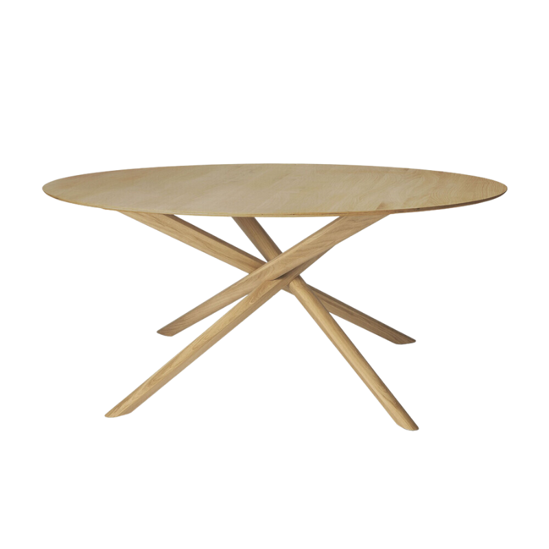 Ethnicraft Mikado Round Dining Table - ETH-50545