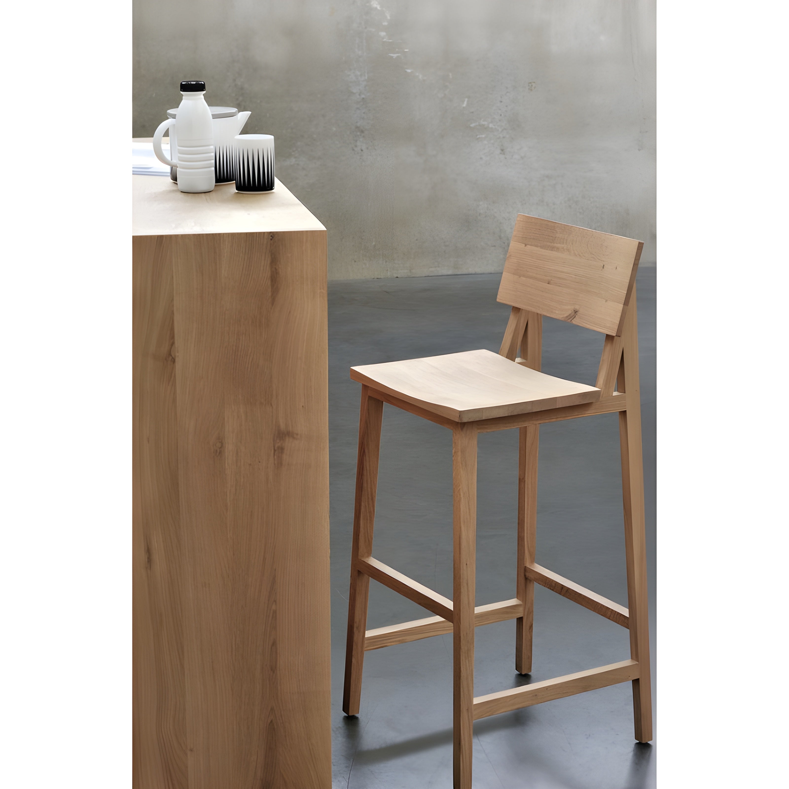 Ethnicraft N4 Bar Stool - ETH-50077