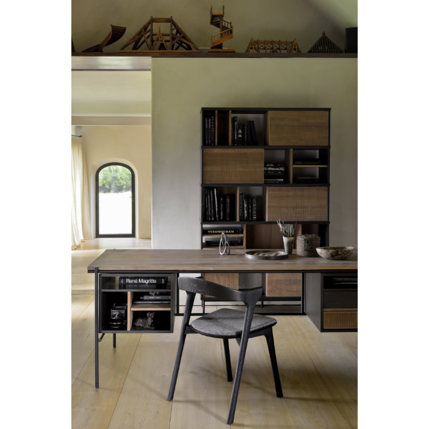 Ethnicraft Oscar Desk with Drawers - ETH-10141