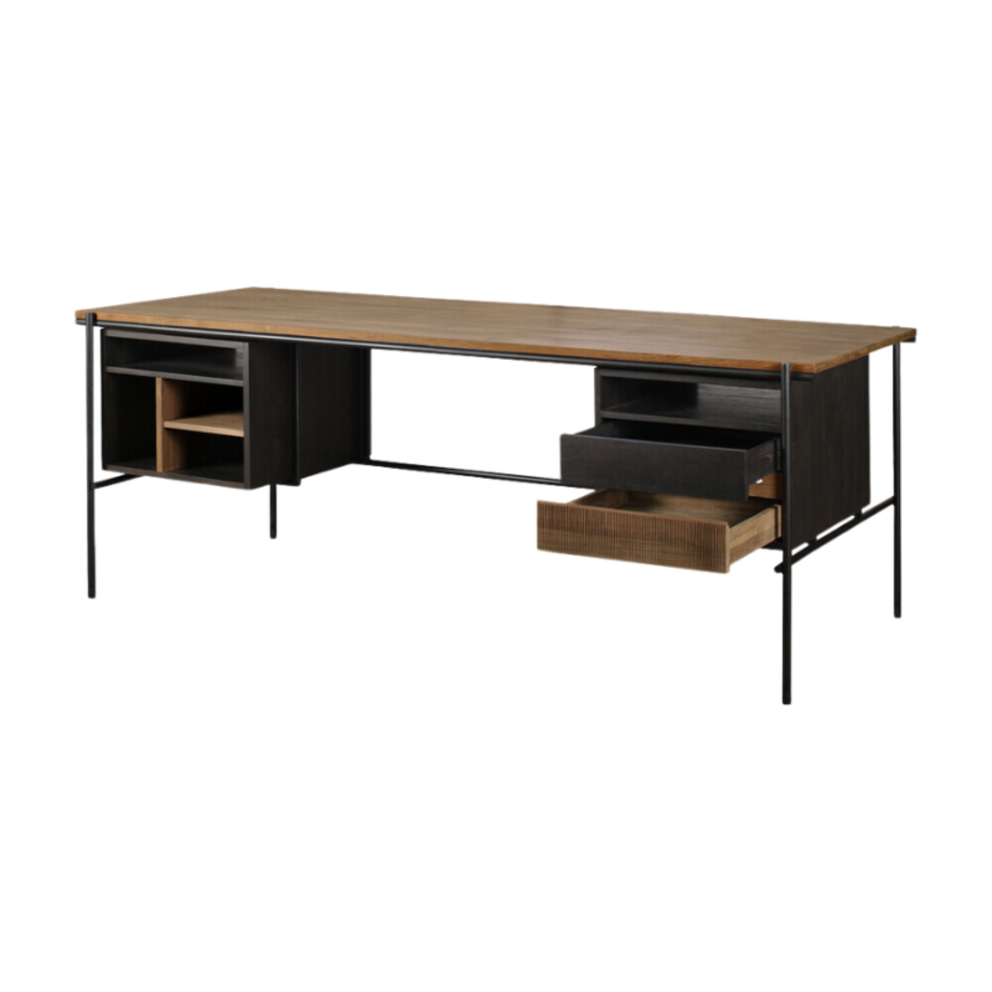 Ethnicraft Oscar Desk with Drawers - ETH-10141