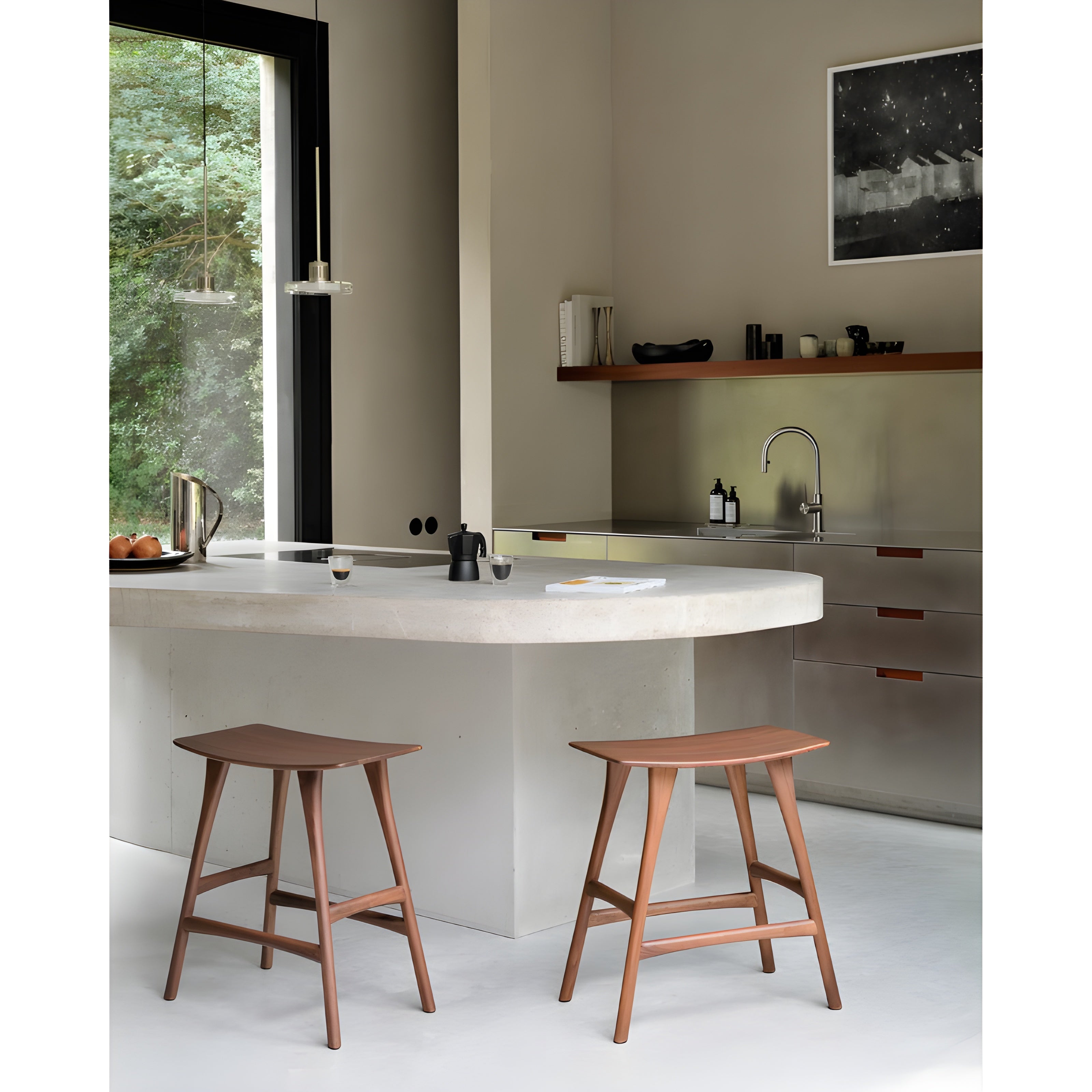 Ethnicraft Osso Counter Stool - ETH-53044