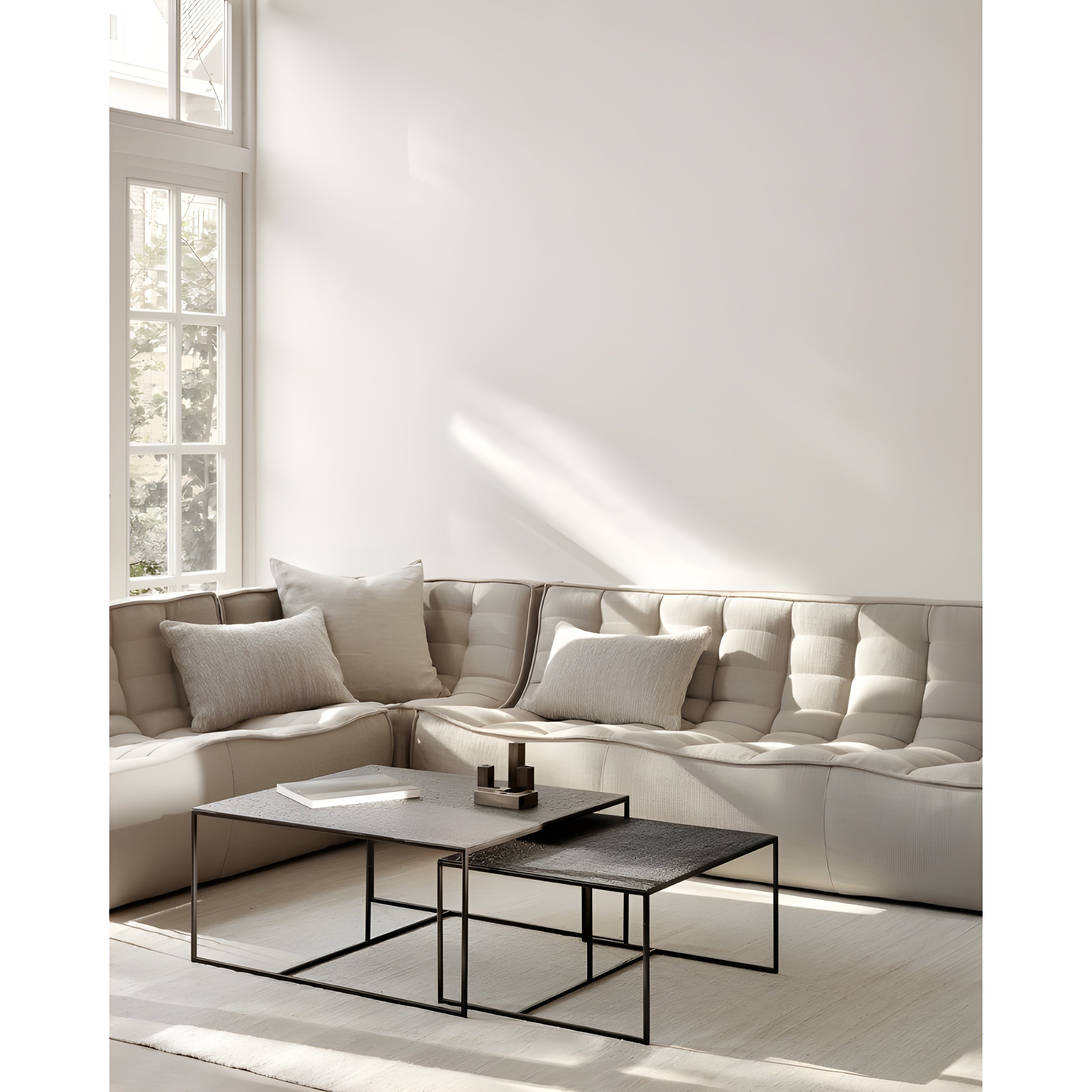 Ethnicraft Pentagon Nesting Coffee Table - ETH-25895