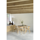 Ethnicraft Round Bok Extendable Dining Table - ETH-51527