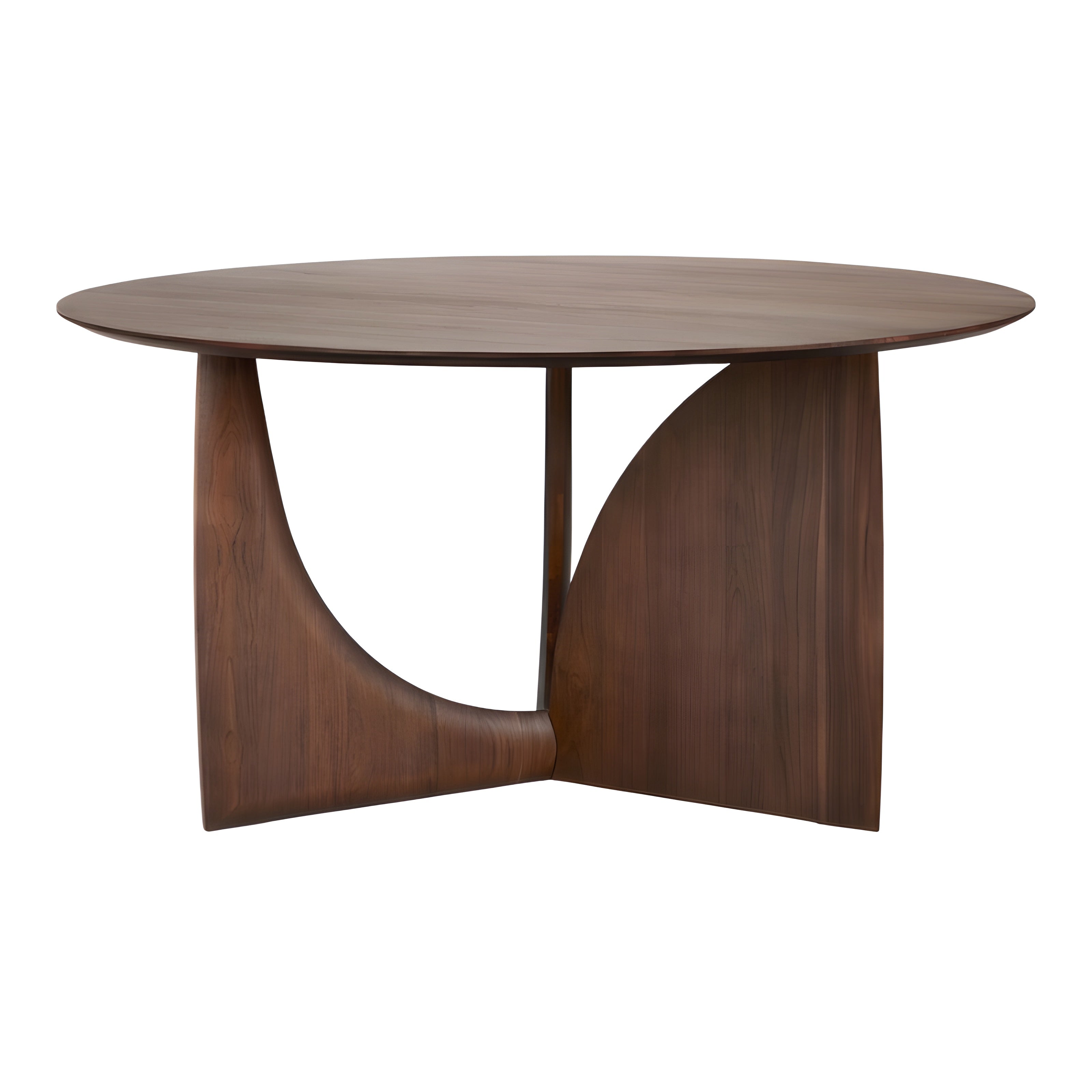 Ethnicraft Geometric Round Dining Table - ETH-10513